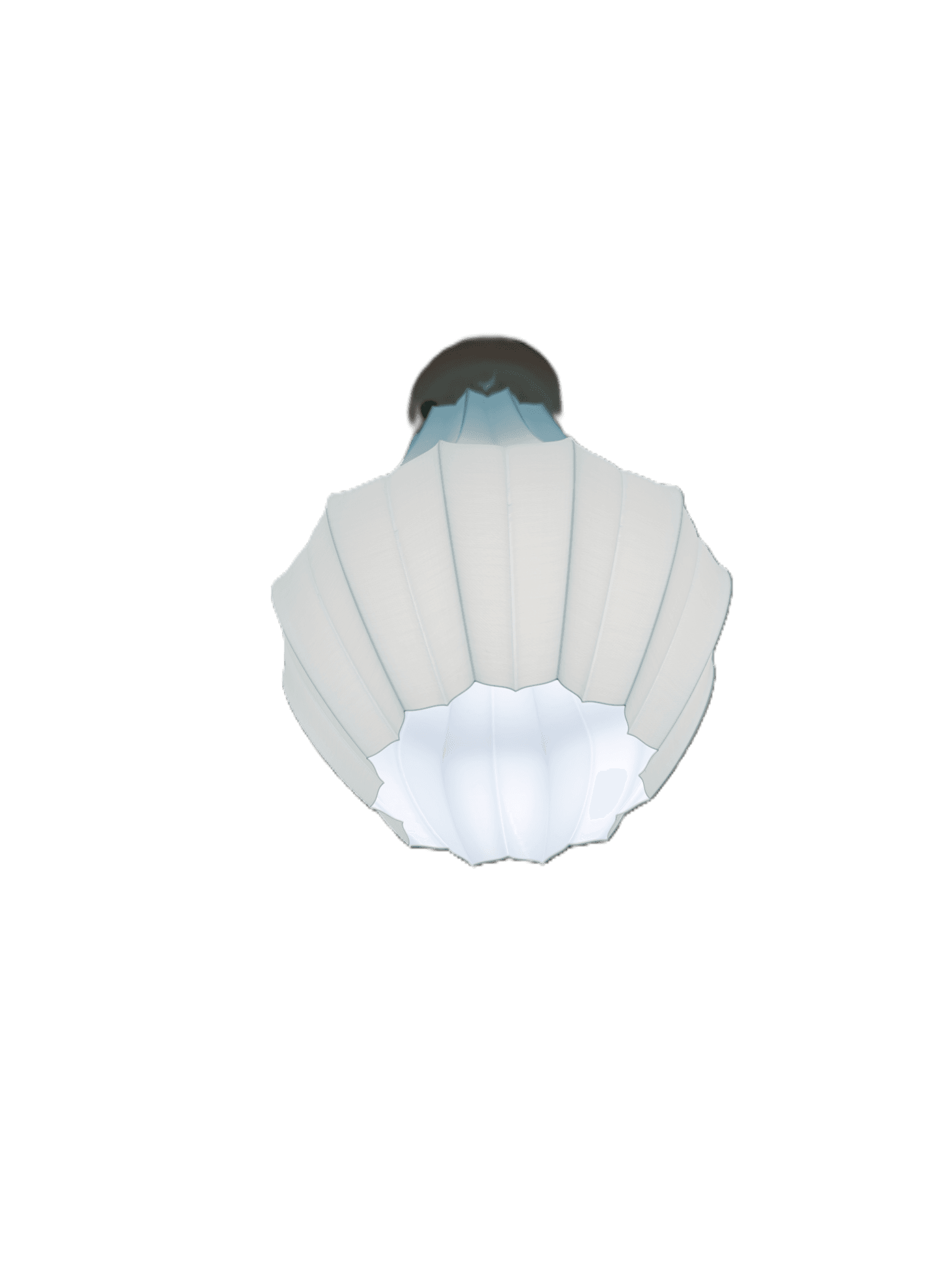 ArcVane modular shade in a quiet domestic light field
